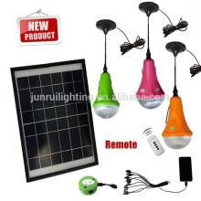 Kit de mini lumières maison solaires avec panneau solaire 12W